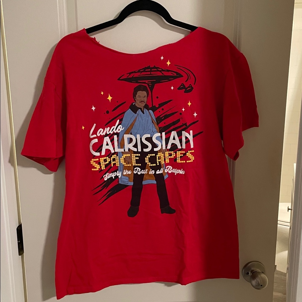 Red Lando Calrissian Graphic T-Shirt